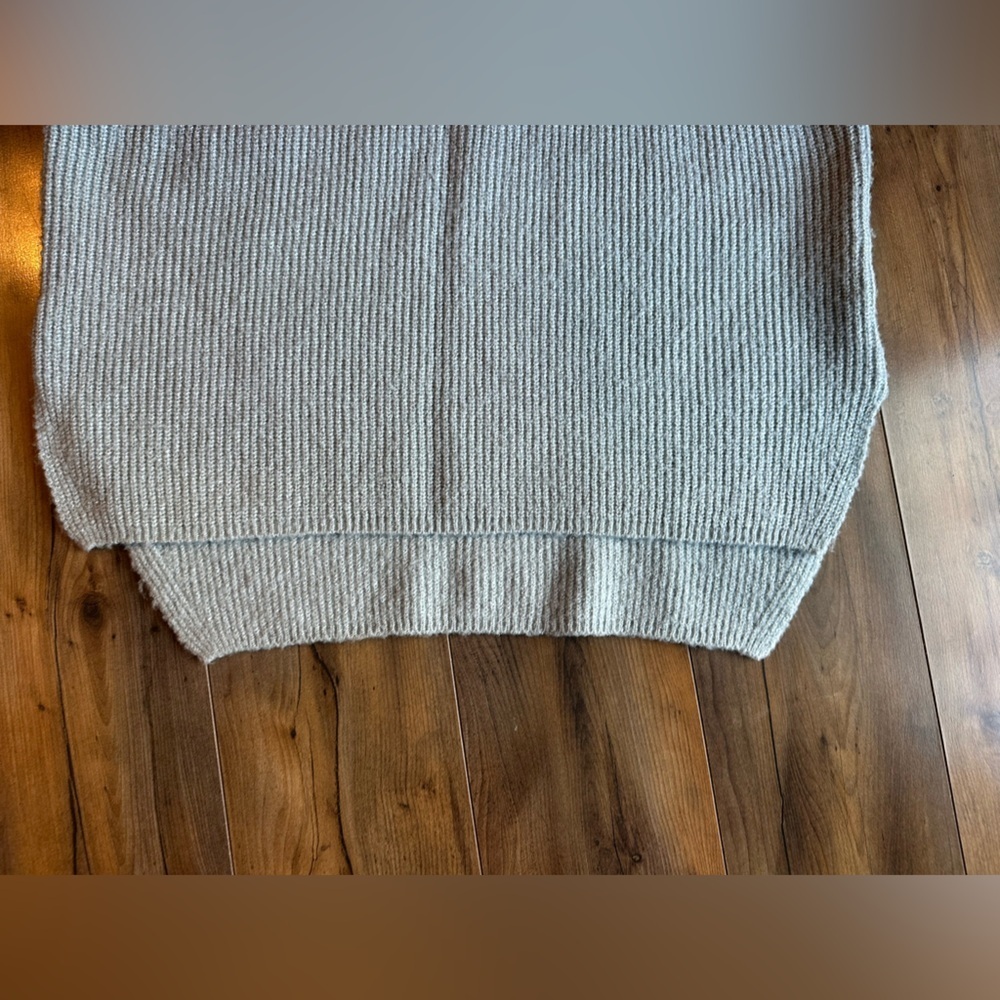 Double Zero Chunky Knit Turtleneck Sleeveless Sweater S Cozy - Picture 4 of 6